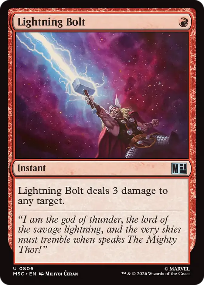 Lightning Bolt, illustrated by Milivoj Ćeran